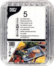 Papstar Wegwerp Schalen Aluminium - 5 Stuks