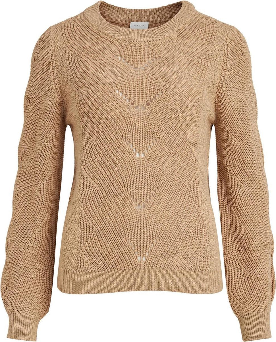 Vienia O-neck L/s Knit Top/su - Fav 14059444 Nomad