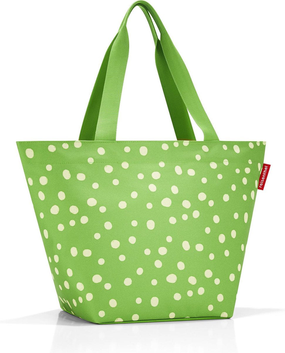 Reisenthel Shopper M Handtas Shopper - Maat M - 15L - Spots Green Kiwigroen