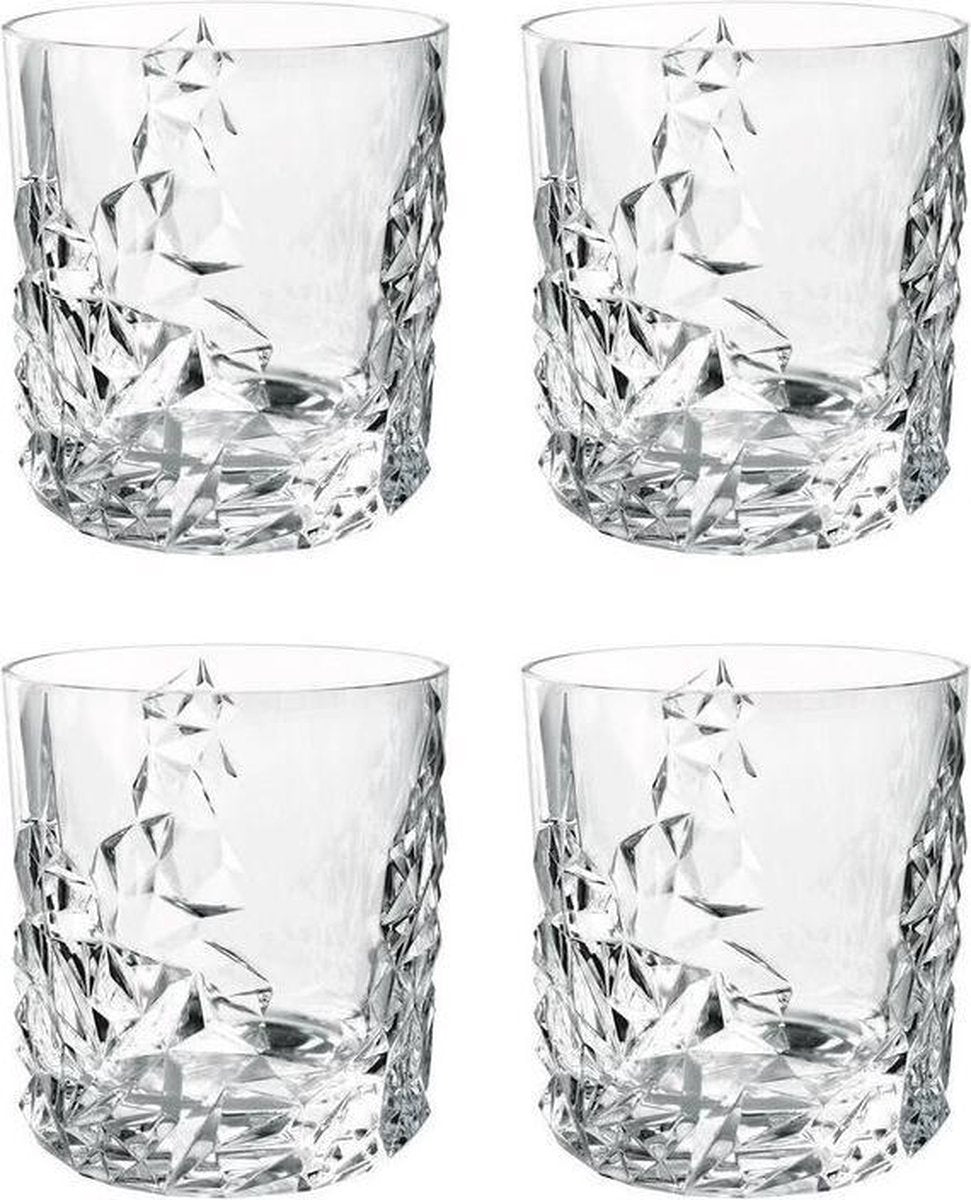 Nachtmann Whiskyglazen Sculpture 37 cl - 4 Stuks