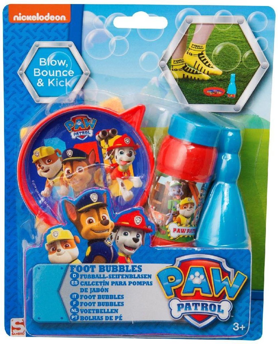Paw Patrol Voet Bubbels