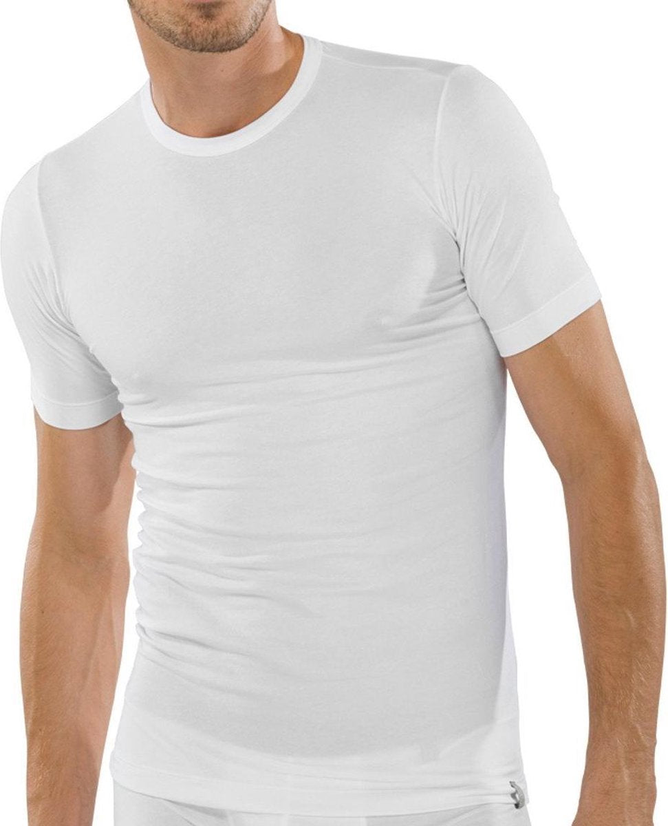 Schiesser 95/5 Heren Ondershirt - Wit - Maat S