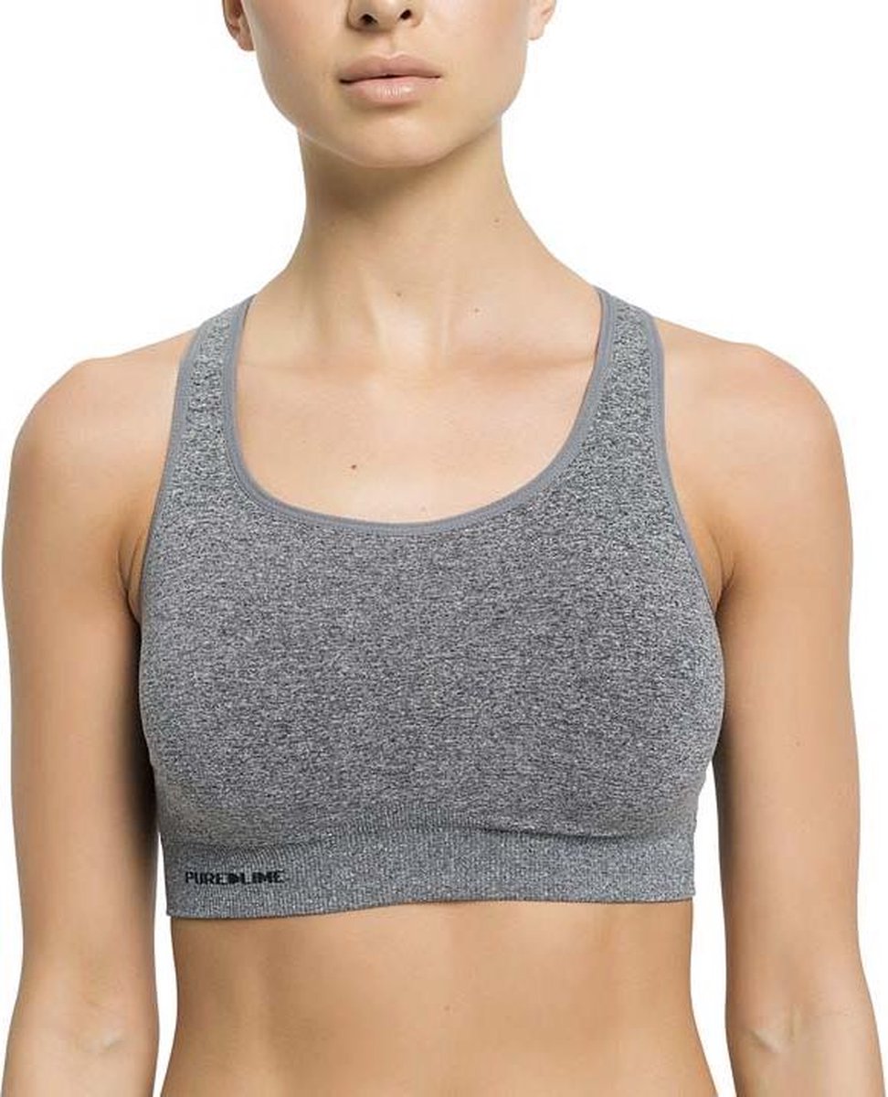 Pure Lime sportondergoed - dames Sporttop grijs - maat L/XL