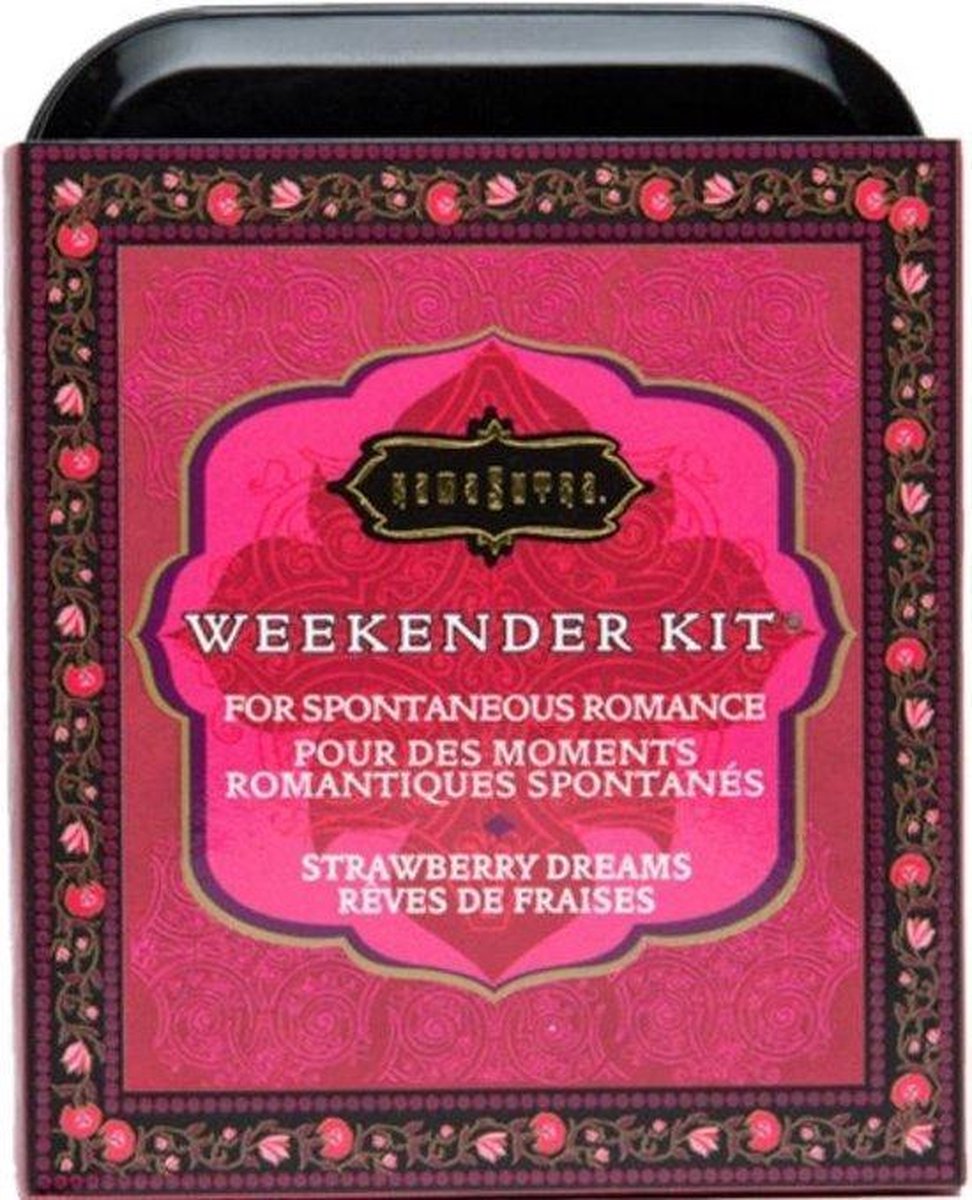 Kamasutra Weekender Kit - Aardbei - Diverse kleuren - Drogist - Massage  - Drogisterij - Massage Olie