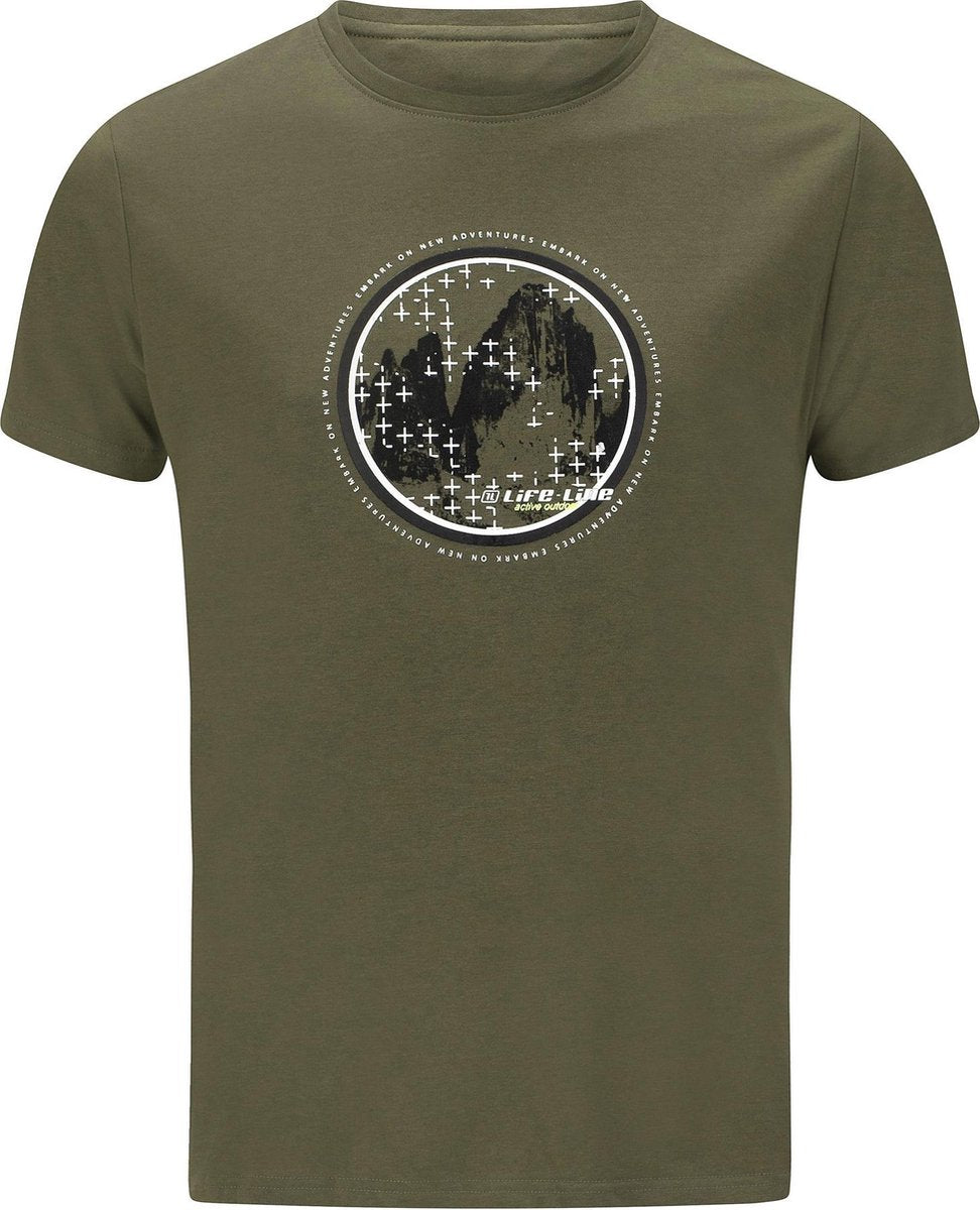 Life-Line Oundle T-shirt - Heren Outdoor Shirt - Sneldrogend Wandelshirt