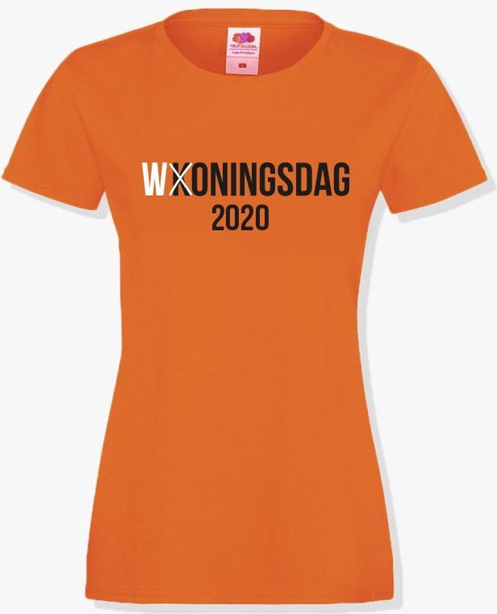 Oranje shirt Koningsdag | Woningsdag | Maat S