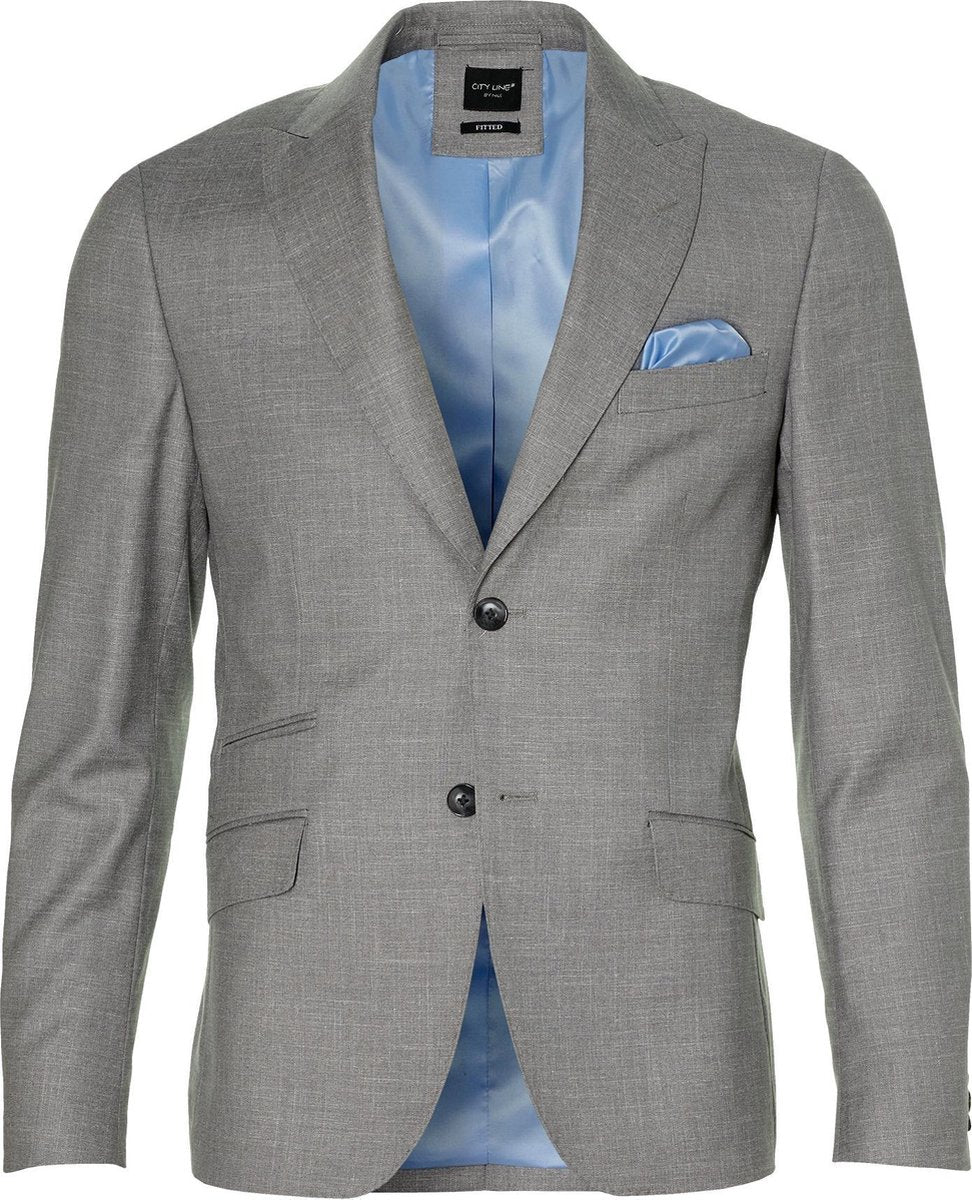 City Line By Nils Colbert - Slim Fit - Grijs - 54