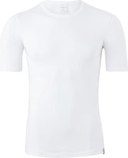 Schiesser 95/5 - heren T-shirt O-hals - wit -  Maat S
