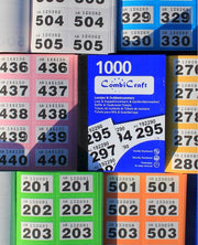 Dubbelnummers - lootjes - 12000 stuks