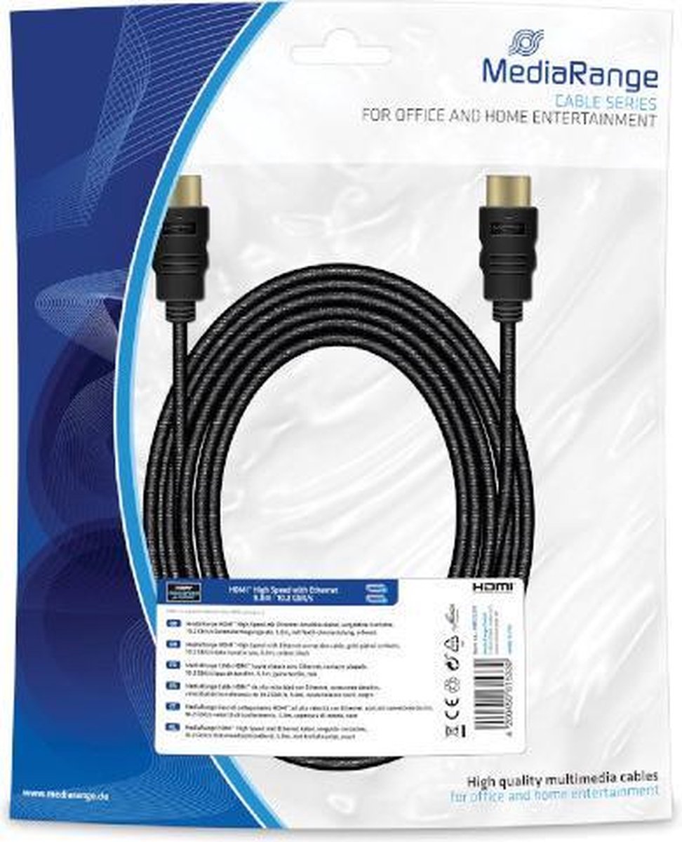 HDMI High Speed met Ethernet kabel
