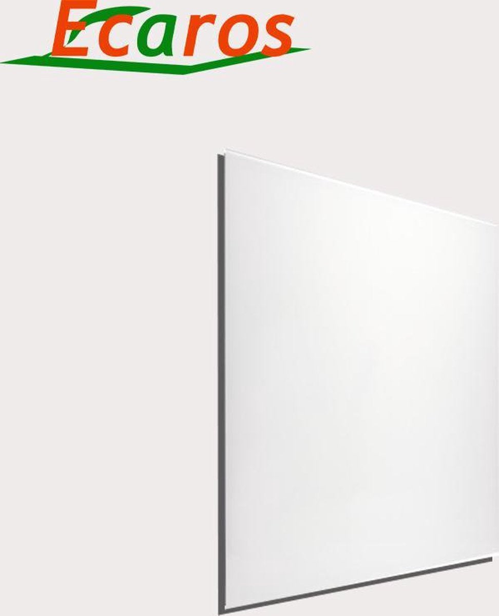 Ecaros 400 Watt kristal wit glazen infrarood paneel