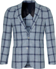 Jac Hensen Premium Colbert - Slim Fit - Blauw - 50