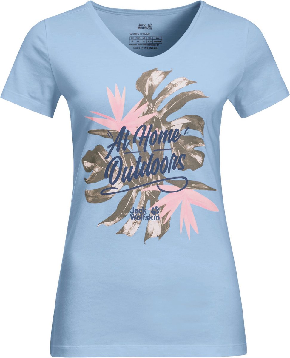 Jack Wolfskin At Home T W T-Shirt Shortsleeve Ice Blue Women
