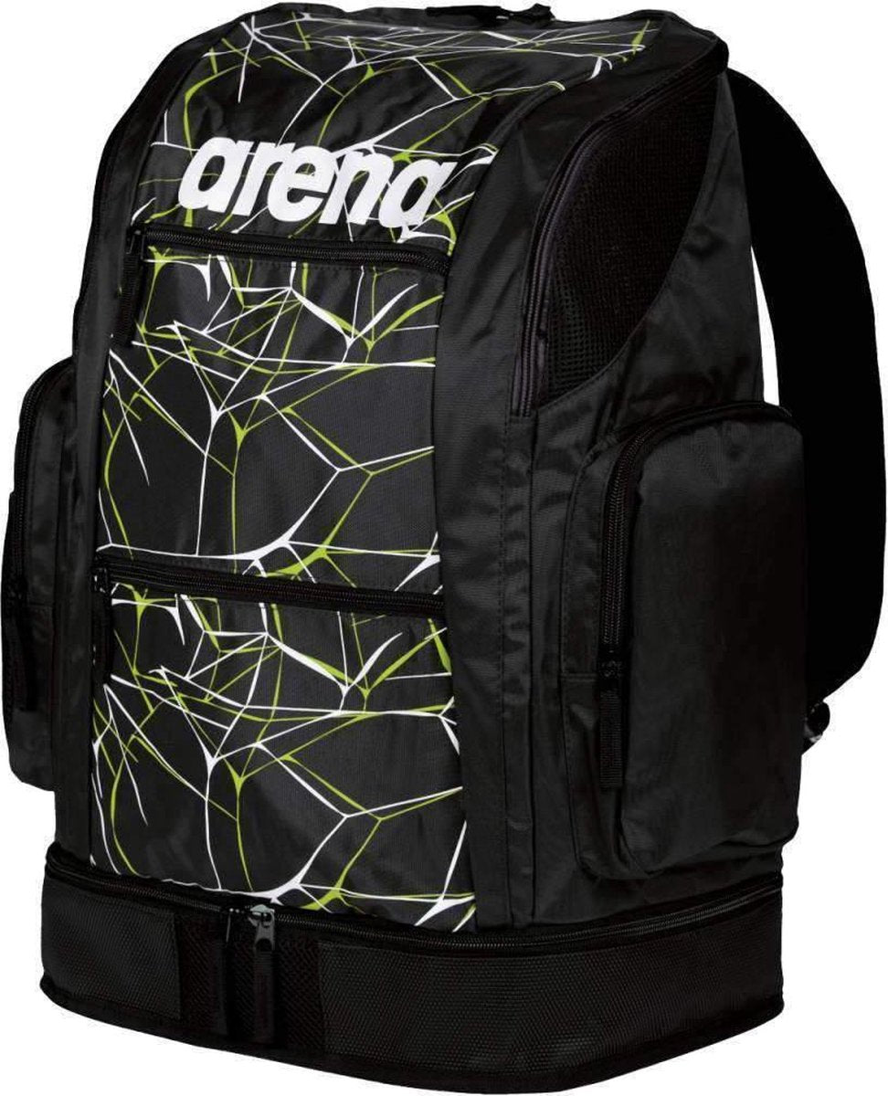 Arena Water Spiky 2 Large Backpack Zwart / lime