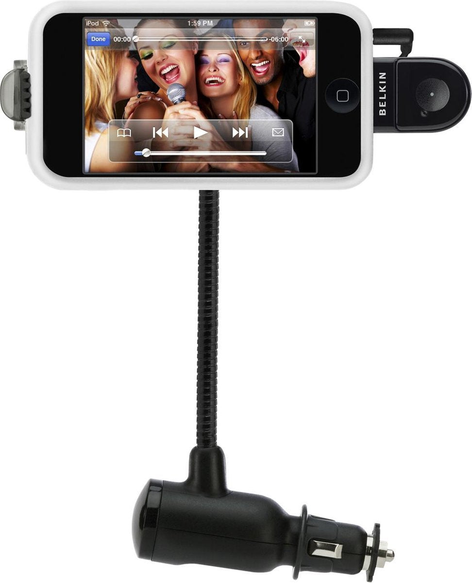 Belkin TuneBase Direct - Telefoonhouder- voor Apple iPhone - met handsfree belfunctie