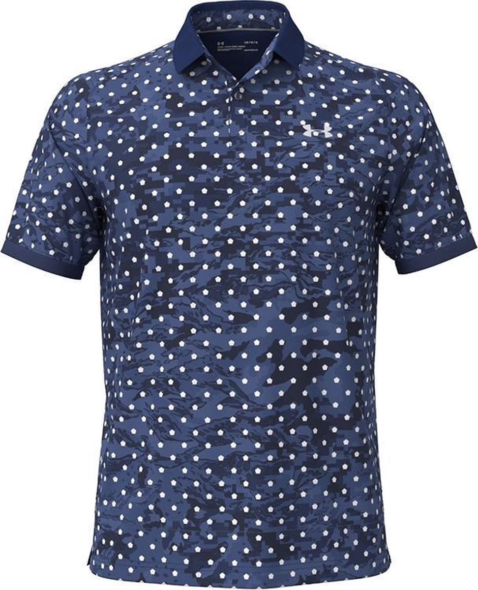 Under Armour  Iso-Chill Penta Dot Polo-Regal maat: L    heren > golf kleding > polo