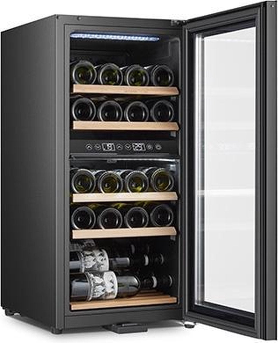 Gerlach GL8079 - Professionele Wijnkoelkast - Dual cooling zone -  60 liter - led
