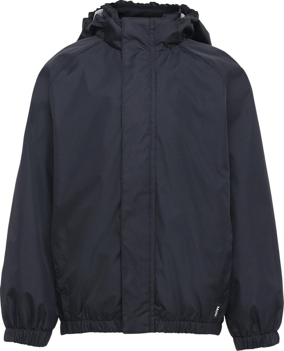 MOLO - Regenjas voor jongens - Waiton - Zwart - maat 92-98cm