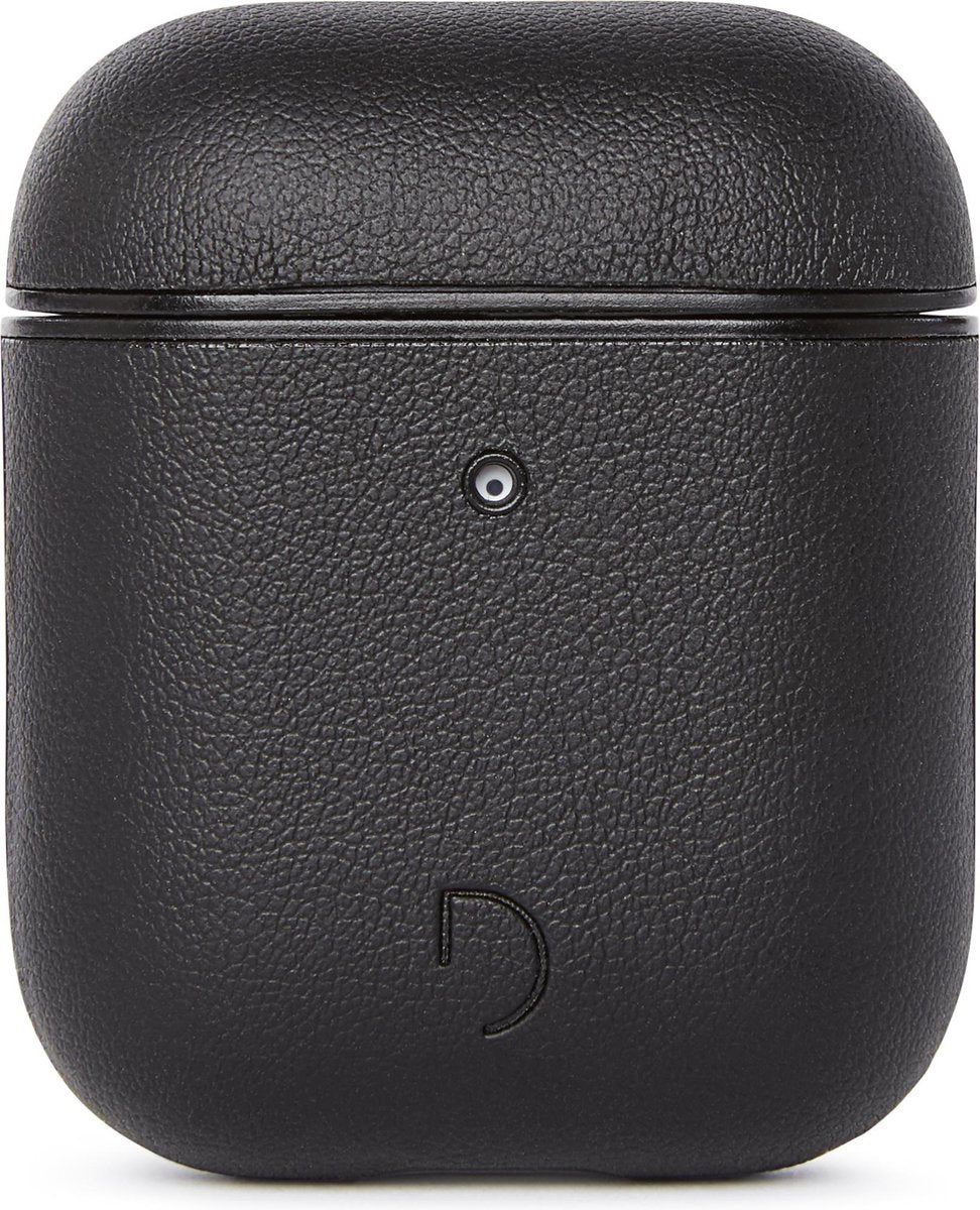 DECODED AirCase2 – AirPods 1 / 2 Full Grain Leren Case (Zwart)