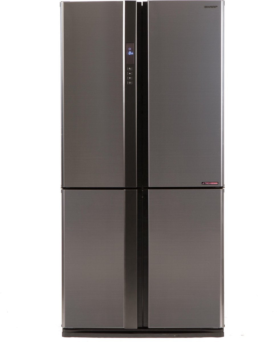 Sharp SJEX770F2SL - Amerikaanse koelkast - RVS