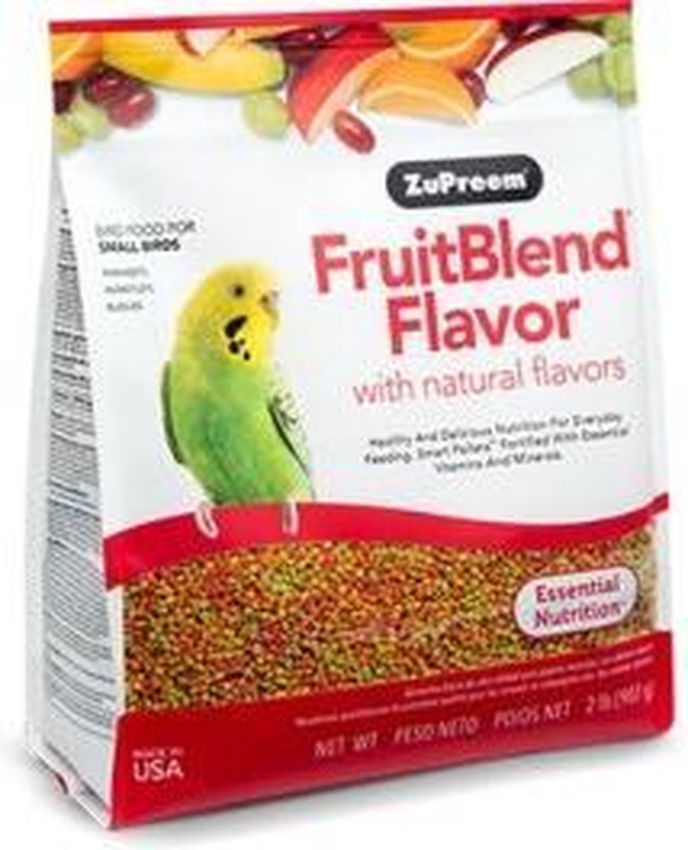 Zupreem Fruitblend Small 900gr (gras)parkieten
