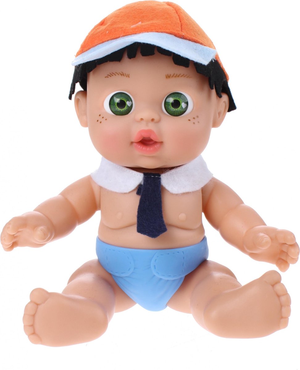 Falca Babypop Pet 19 Cm Meisjes Oranje