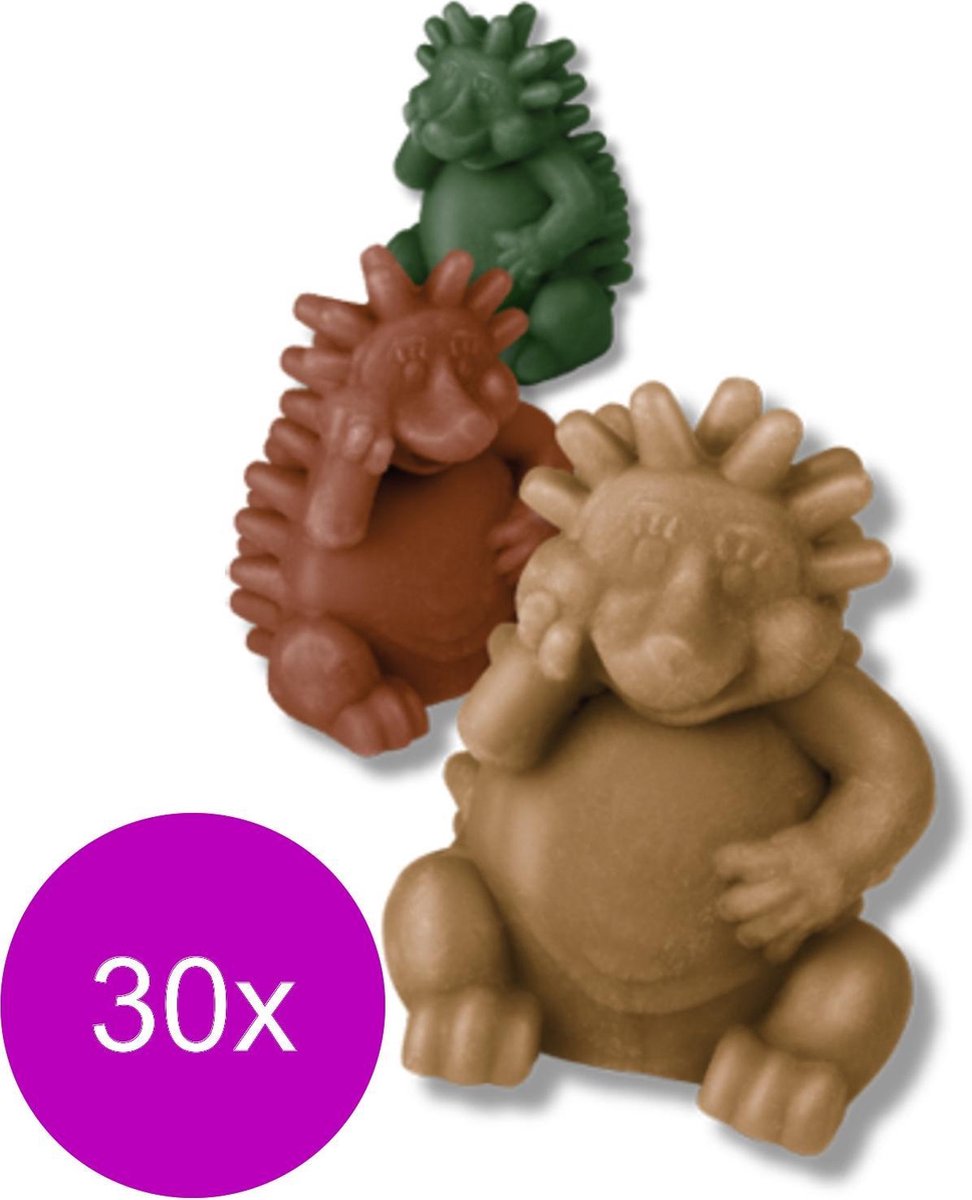 Whimzees Egel - Hondensnacks - 30 x Dental 7.6 cm Large