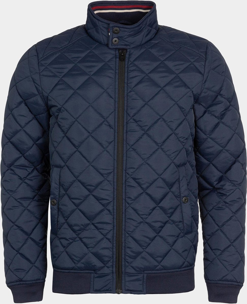 Tiffosi licht gewatteerde jas donkerblauw maat S