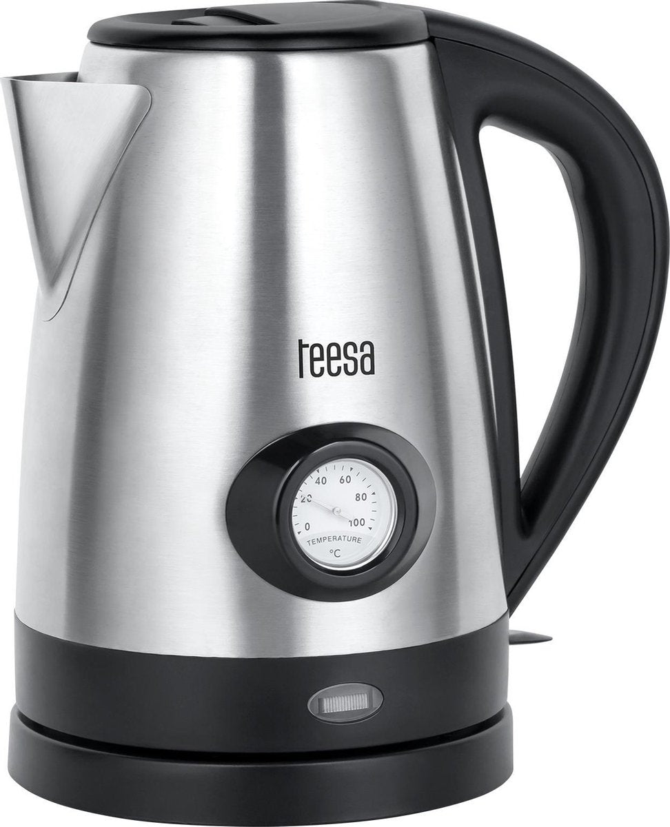 Teesa TSA1513 Elektrische RVS waterkoker met temperatuur indicator