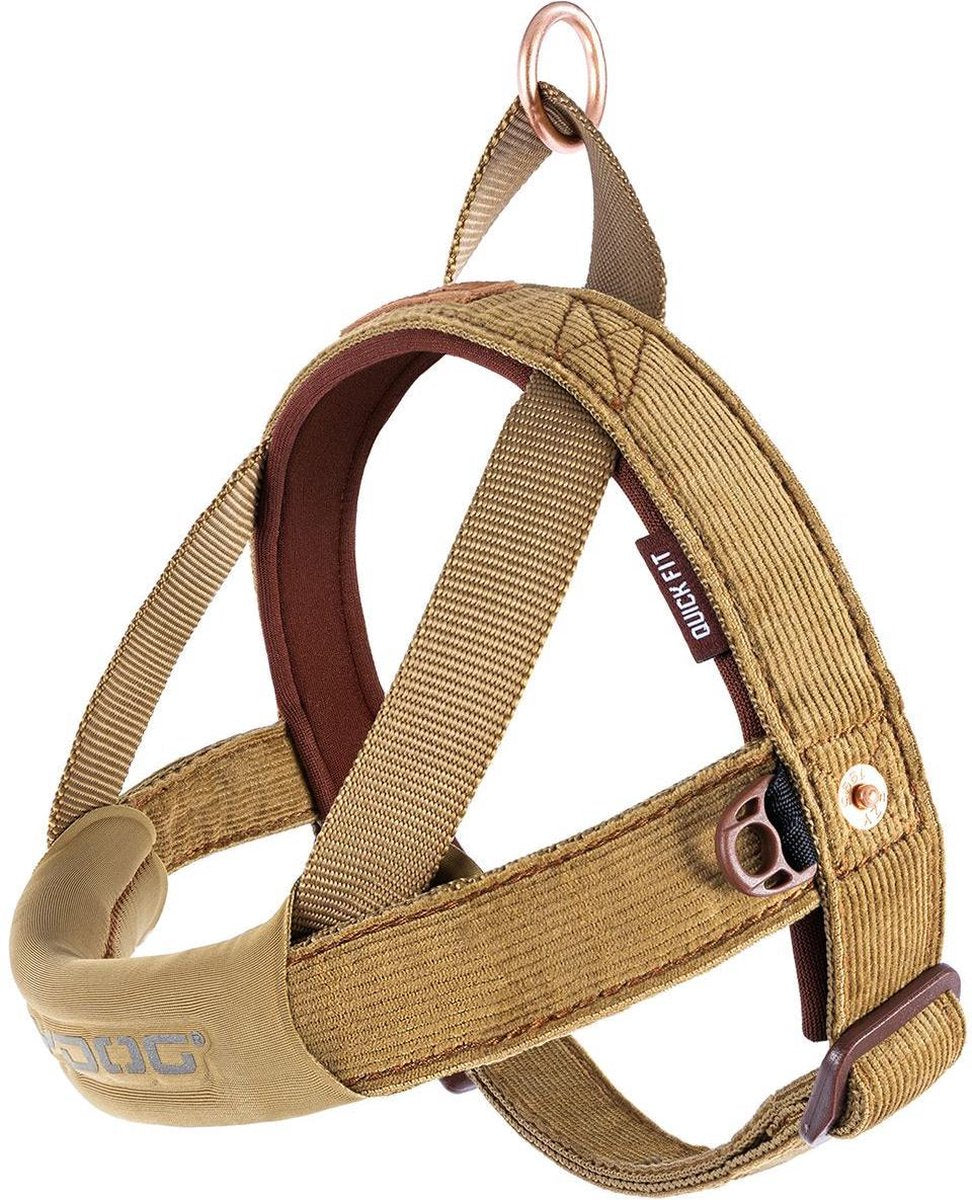 EzyDog Quick Fit - Hondentuig - M - Corduroy
