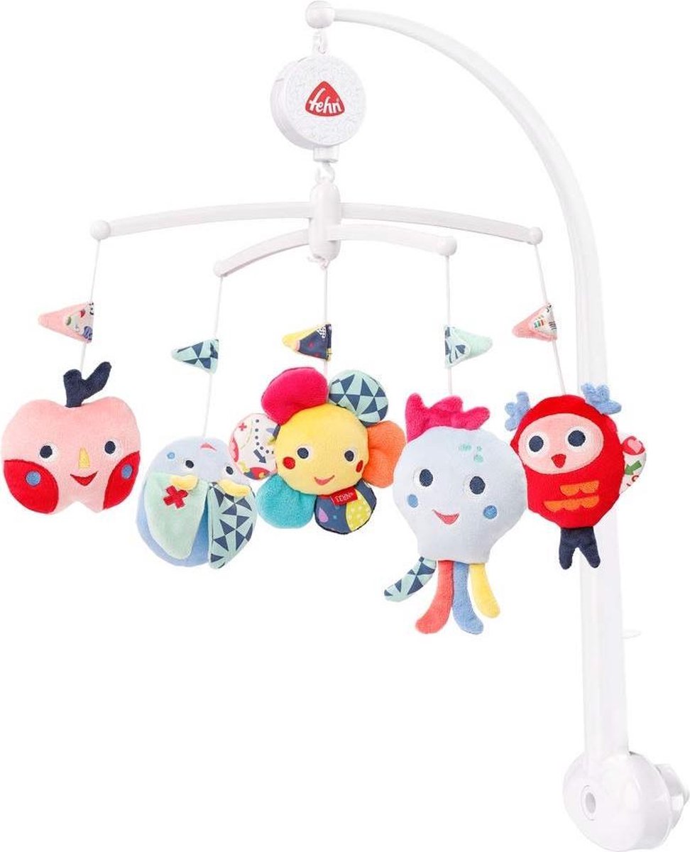 Fehn Muziekmobiel Color Friends Junior Polyester 65 Cm Wit