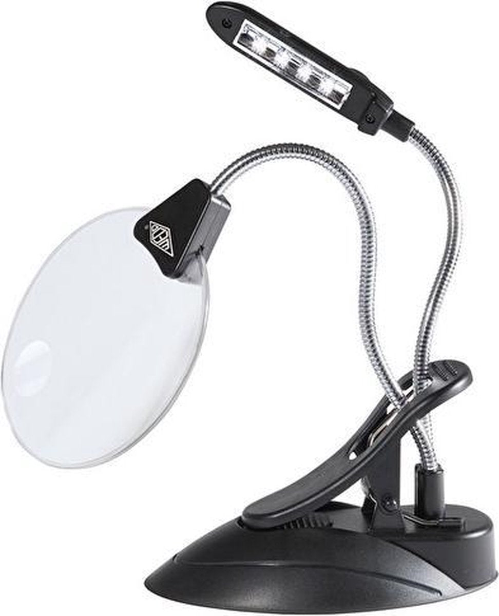 Bureau Loep met LED Lamp