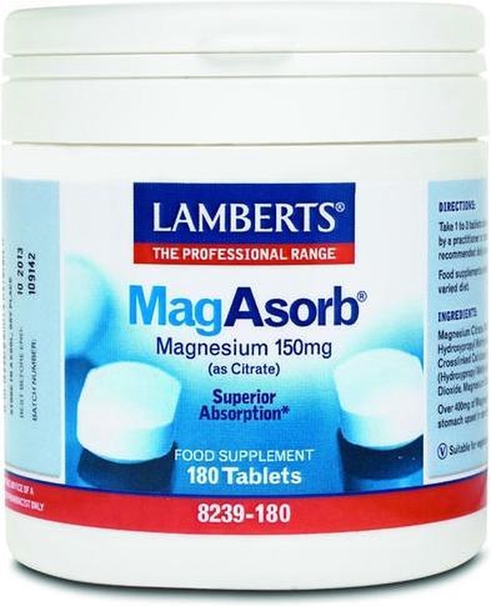 Lamberts Voedingssupplementen Lamberts Magasorb 180tab