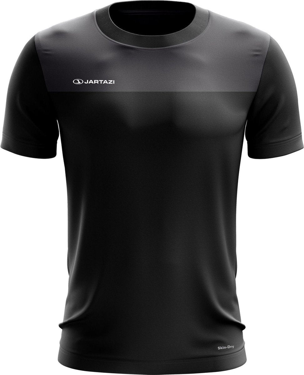 Jartazi T-shirt Bari Junior Polyester Zwart Maat 134-140