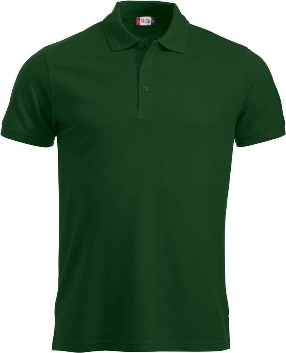 Manhattan heren polo flessengroen m