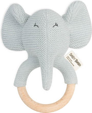 Baby Bello Elvy de Olifant – Rammelaar & Bijtring - Blauw