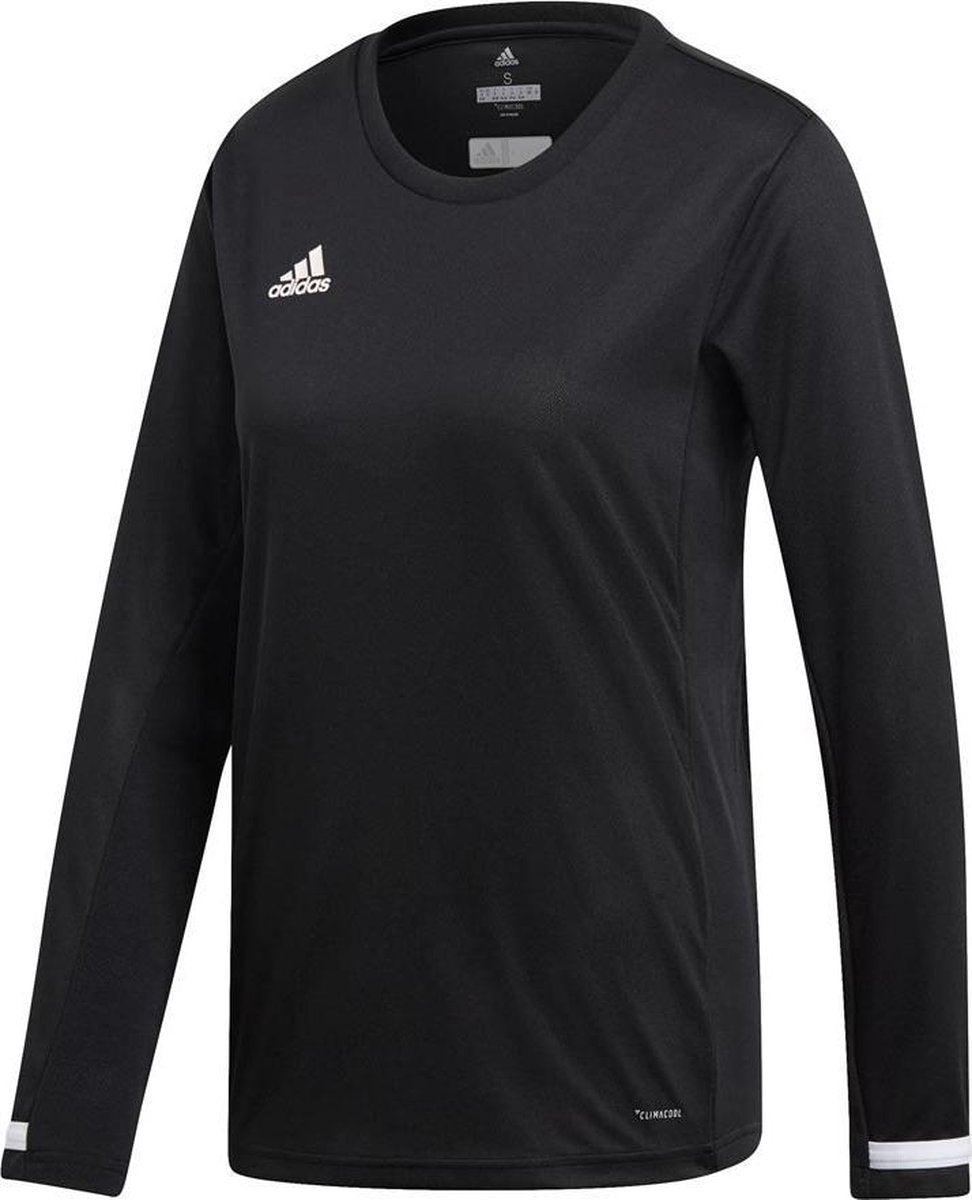 Adidas T19 Longsleeve Shirt - Shirts  - zwart - M