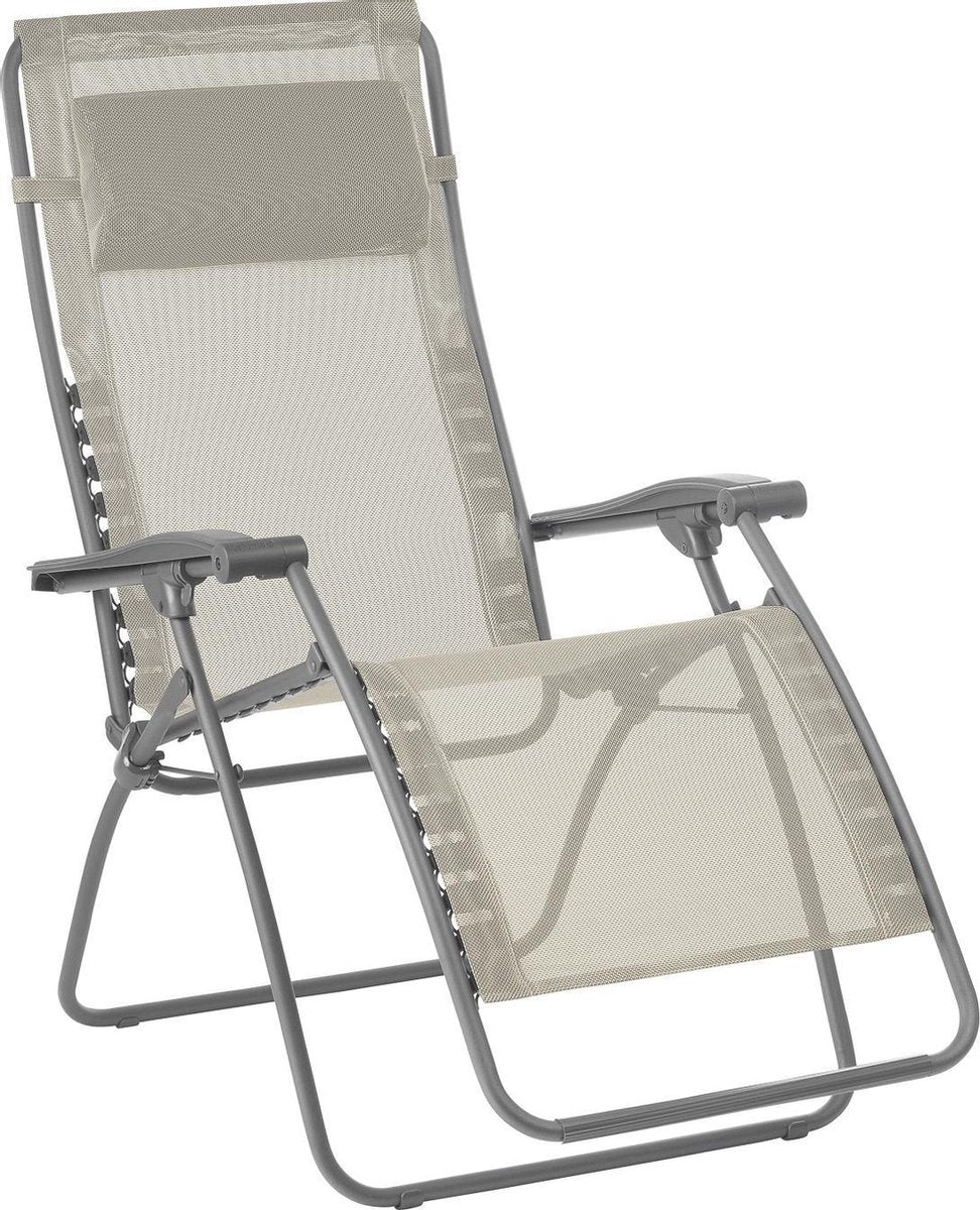 Lafuma Rsxa Clip Batyline Iso - relaxstoelen - inklapbaar - Beige