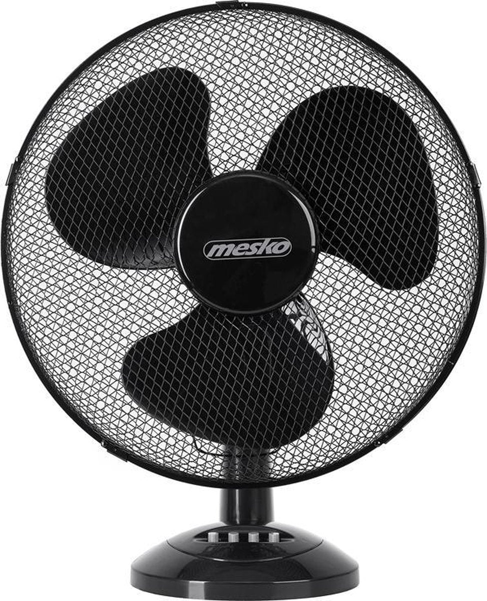 Mesko MS7308 - Tafelventilator zwart - 23cm