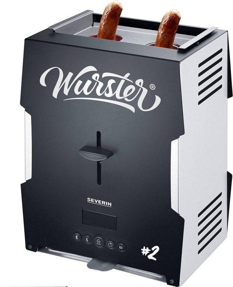 Severin WT5005 Wurster Professionele Worsten Griller 2000W Zwart/Grijs