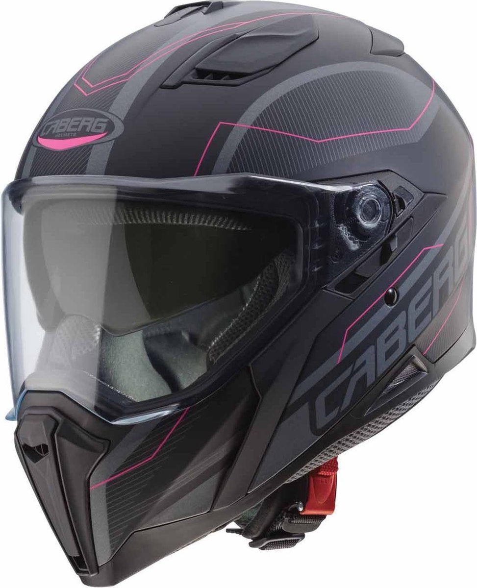 Caberg Jackal Supra - Zwart / Roze