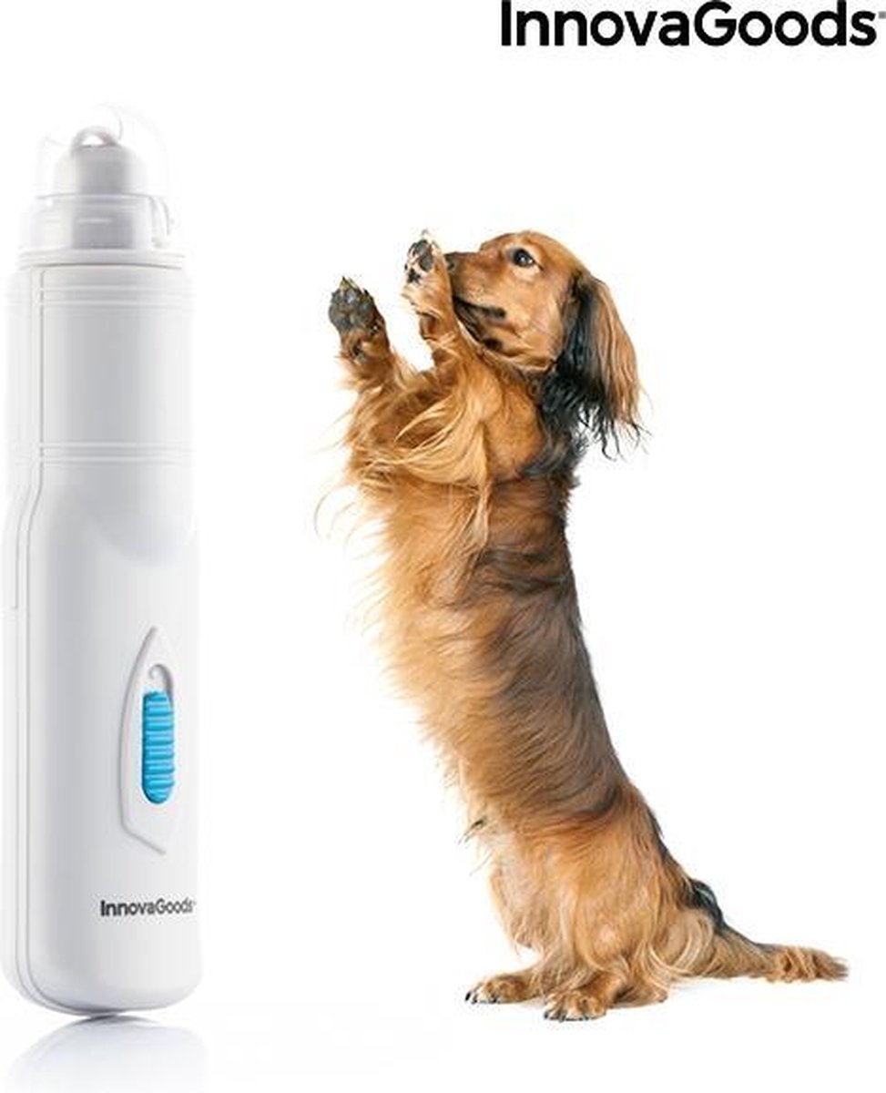 INNOVAGOODS ELEKTRISCHE NAGELVIJL VOOR HUISDIEREN - Nagelvijl - Nagelknippers - Schaar - Trimmer - Nagelknipper - Draadloos - Geluidloos