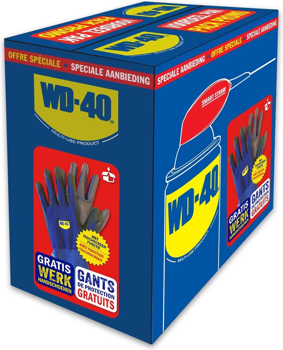 WD-40 31981/128 Voordeelverpakking Multispray met smart straw - 450ml - 6 stuks