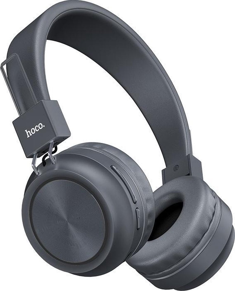 HOCO W25 Promise - Draadloze On-Ear Koptelefoon - Bluetooth - Grijs