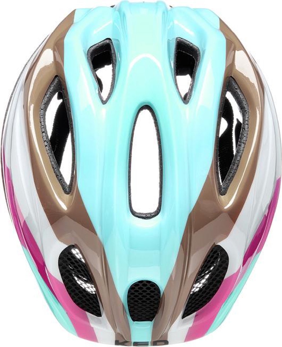 Fietshelm Meggy II Trend S/M (49-55cm) - rainbow retro blue