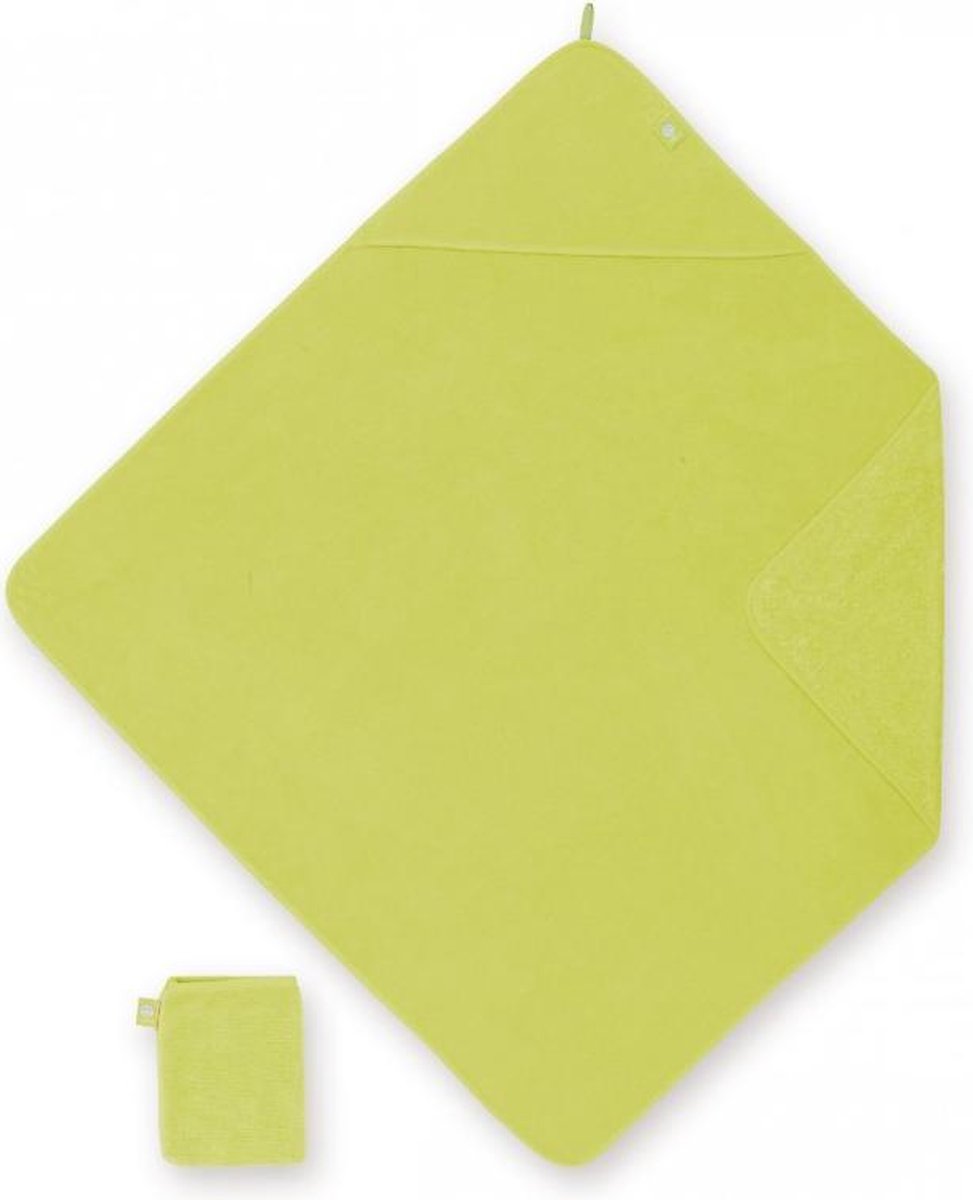 Bemini badcape Bamboo 90x90 cm lime groen