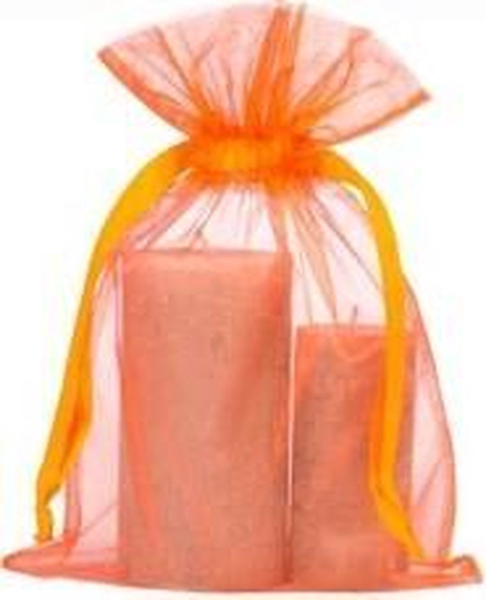 Shingyo 100 stuks organza zakje 20x28cm - Product Kleur: Oranje