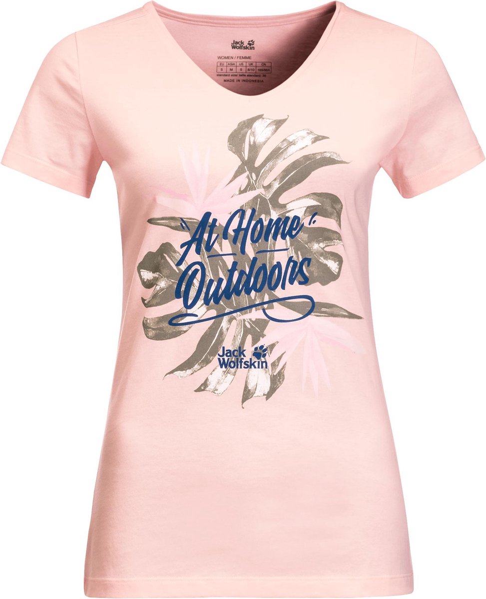 Jack Wolfskin At Home T W T-Shirt Shortsleeve Blush Pink Women