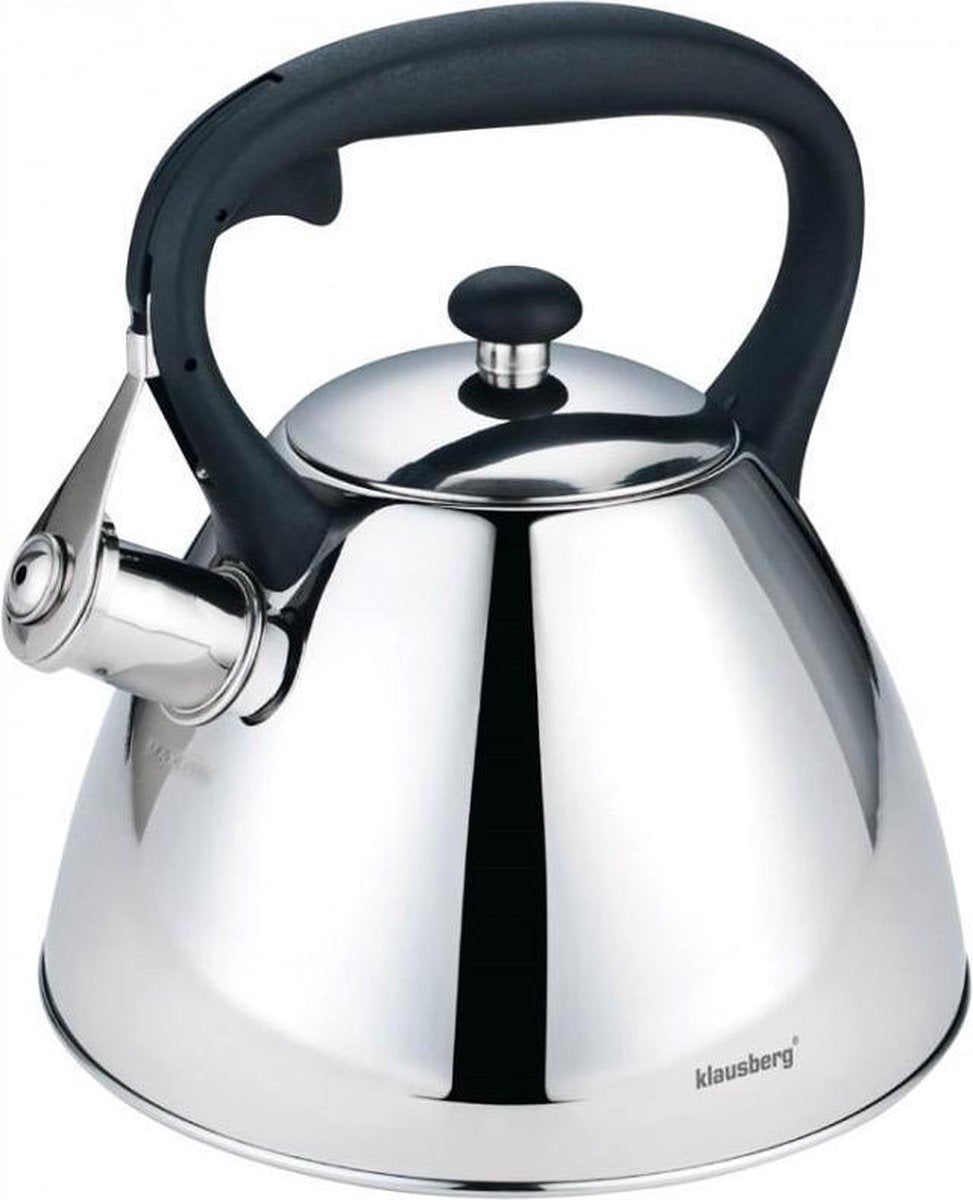 Klausberg 7207 fluitketel - 3L - rvs - alle warmtebronnen