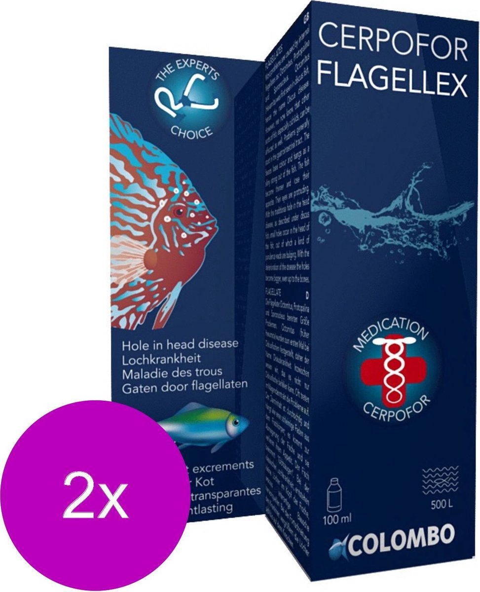 Colombo Flagellex Voor 500 L - Medicijnen - 2 x 100 ml